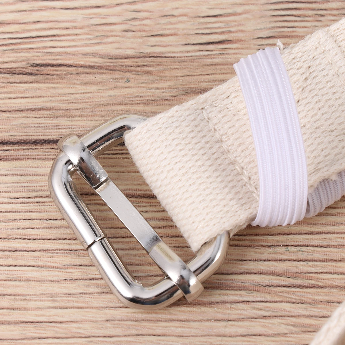 

1pc Yoga Stretch Pure Cotton Exercise Belt Fitness Stretching Band For Physical Therapy Adjustable Design For Adults