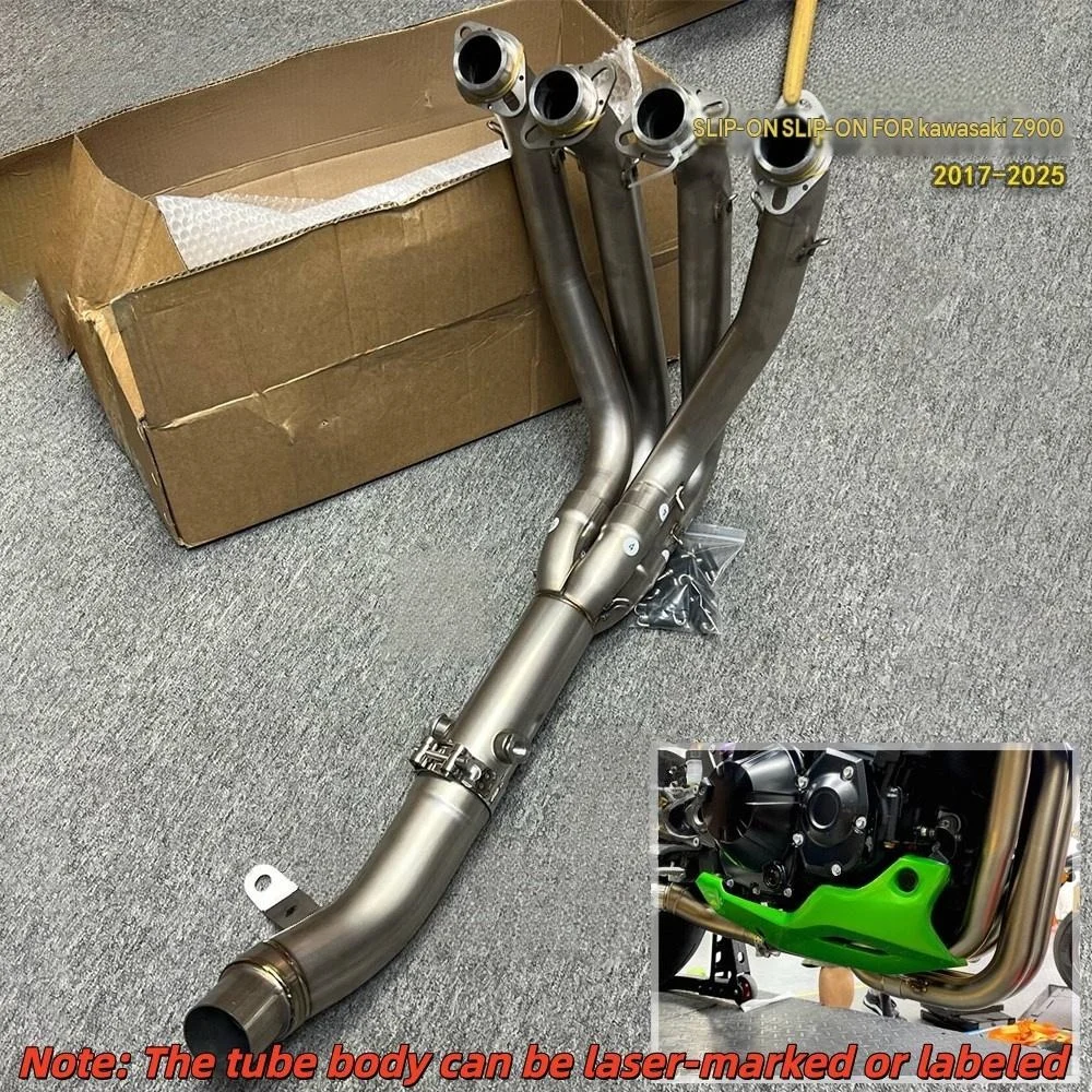 For Kawasaki Z900 FST Exhaust Full Section Lossless Straight-Through Boldened Enlarged Bore Specifications Complete Pipe Set