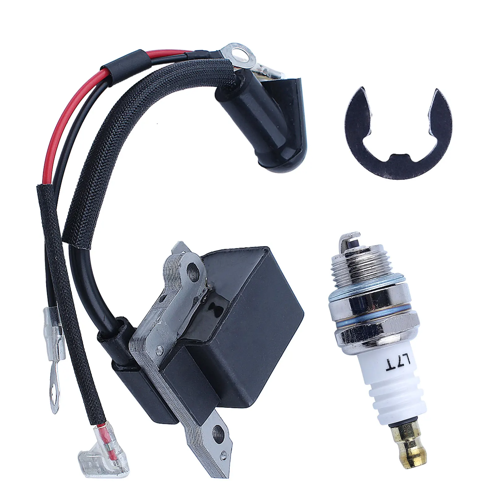 Spark Plug สำหรับ Husqvarna 235 136 137 141 23 26 36 41 W E-แหวนอะไหล่เลื่อยอะไหล่