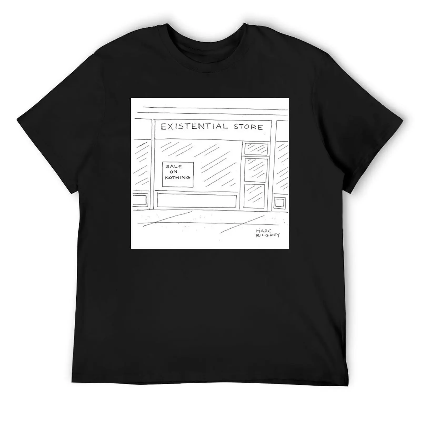 

Existential Store Cartoon T-Shirt korean fashion hippie clothes heavyweights T-shirts man mens graphic t-shirts hip hop