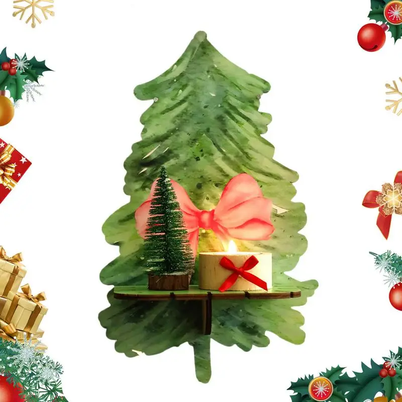 Christmas Floating Shelves Christmas Tree Shaped Shelves For Bathroom Wood Floating Shelves For Bathroom Bedroom Toilet Paper