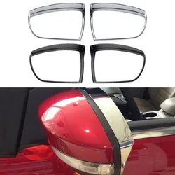 Car Rearview Mirror Decoration Trim for Ford Escape Kuga 2013 2014 2015 ABS 2Pcs/Set Rain Visor Strip Sticker Accessories