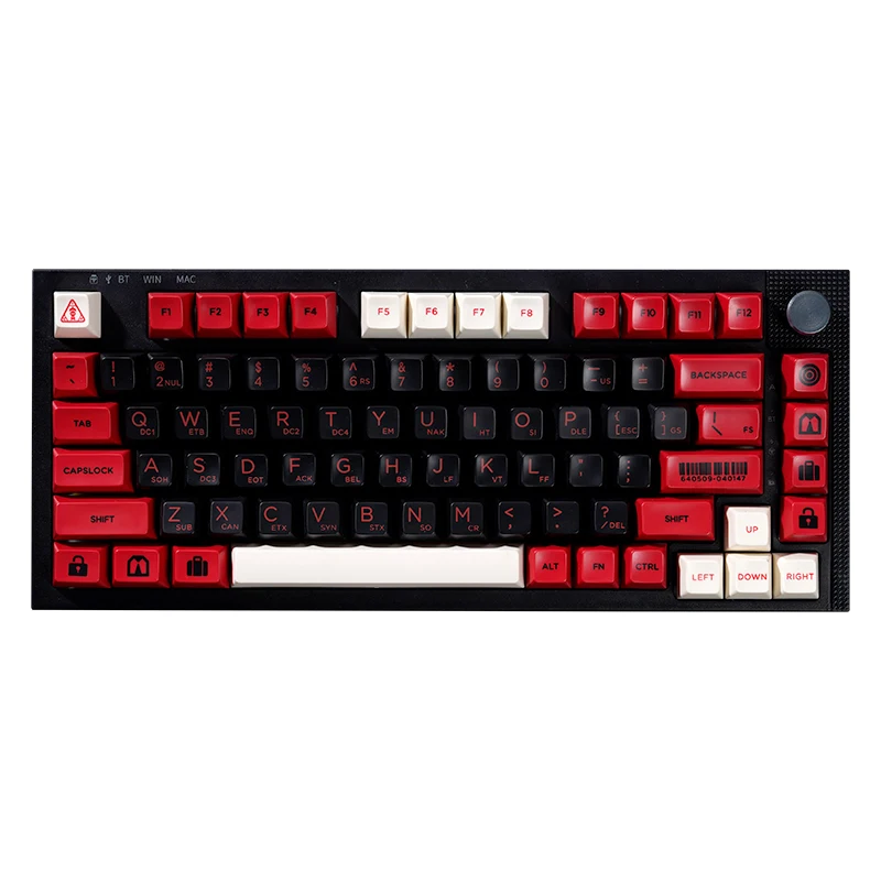 Hitman: Codename 47 Set Keycap tema merah dan warna hitam bahan ABS profil SA Fit 61%-108% Keyboard Gaming mekanis Keycap