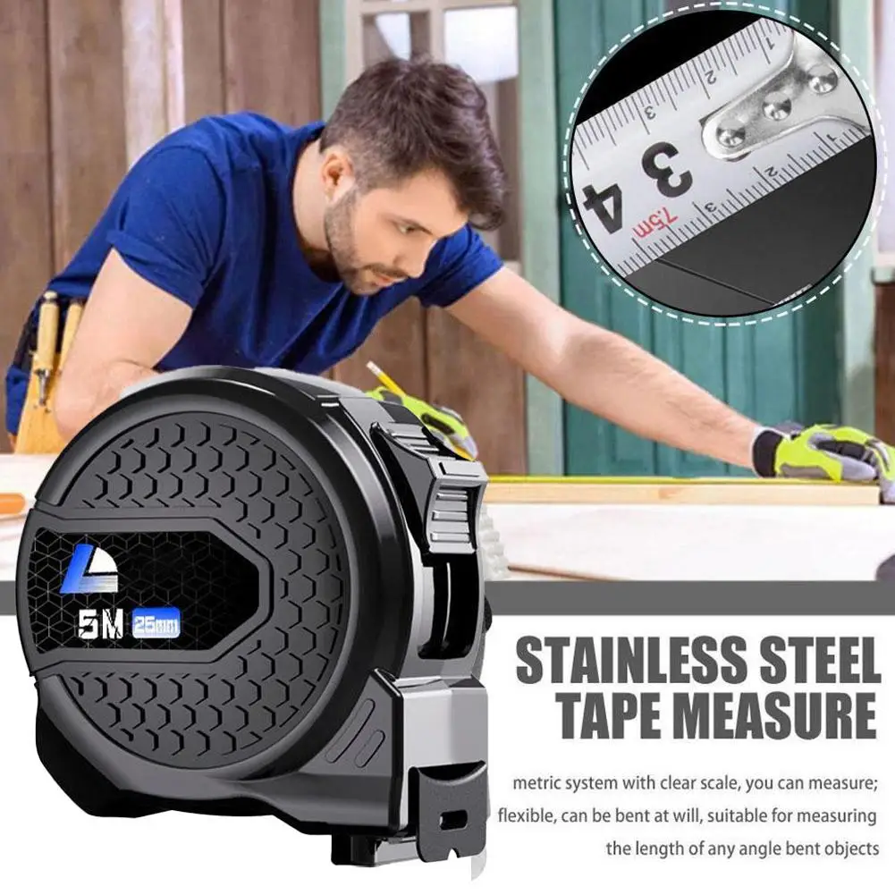 عالية الدقة متري شريط القياس قابل للسحب 5/7.5/10 متر أشرطة القياس قابل للسحب حاكم النجارة حاكم أدوات قياس