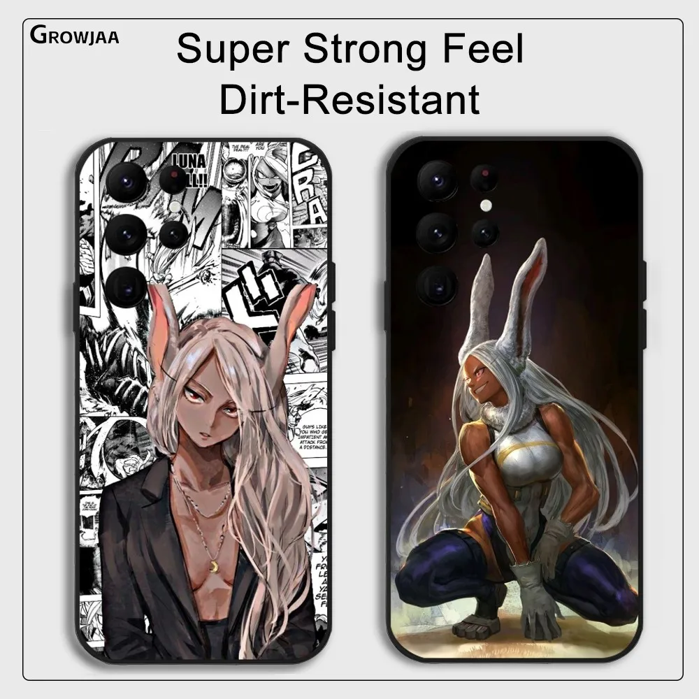 Rabbit Hero M-Mirko Phone Case For Samsung Galaxy S25 S24 S22 S23 Ultra S21 S20 Plus 5G Protective Silicone Funda