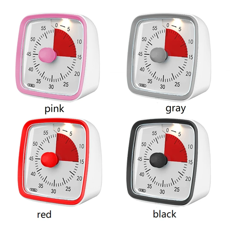 60-Minute Timer, Classroom Classroom Timer, Countdown Timer For Kids And Adults, Time Management Tool For Teaching