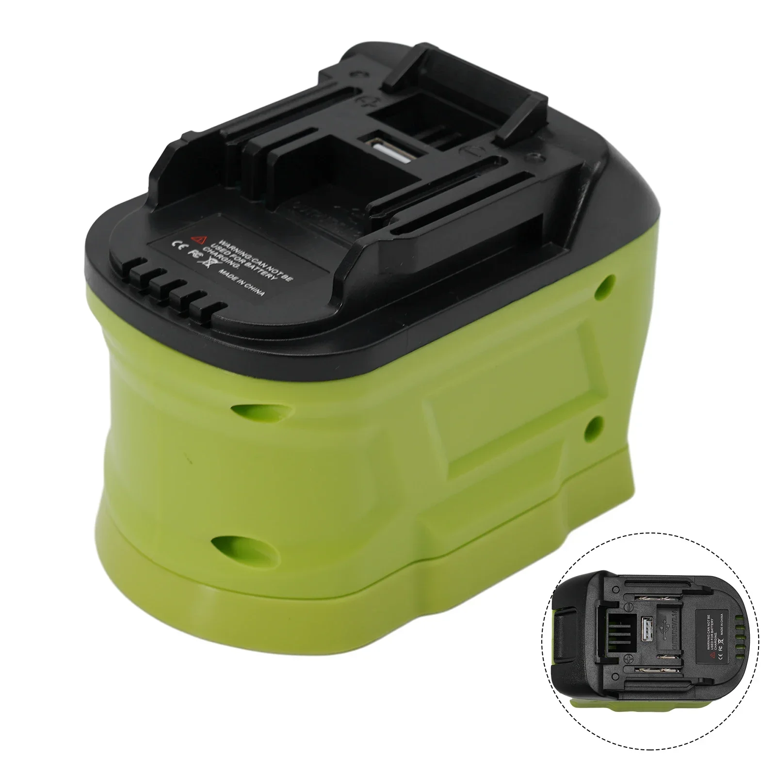 

New Practical Converter Battery Adapter Battery Adapter Converter Li-Ion Battery Mta 18V Tool Plastic Converter