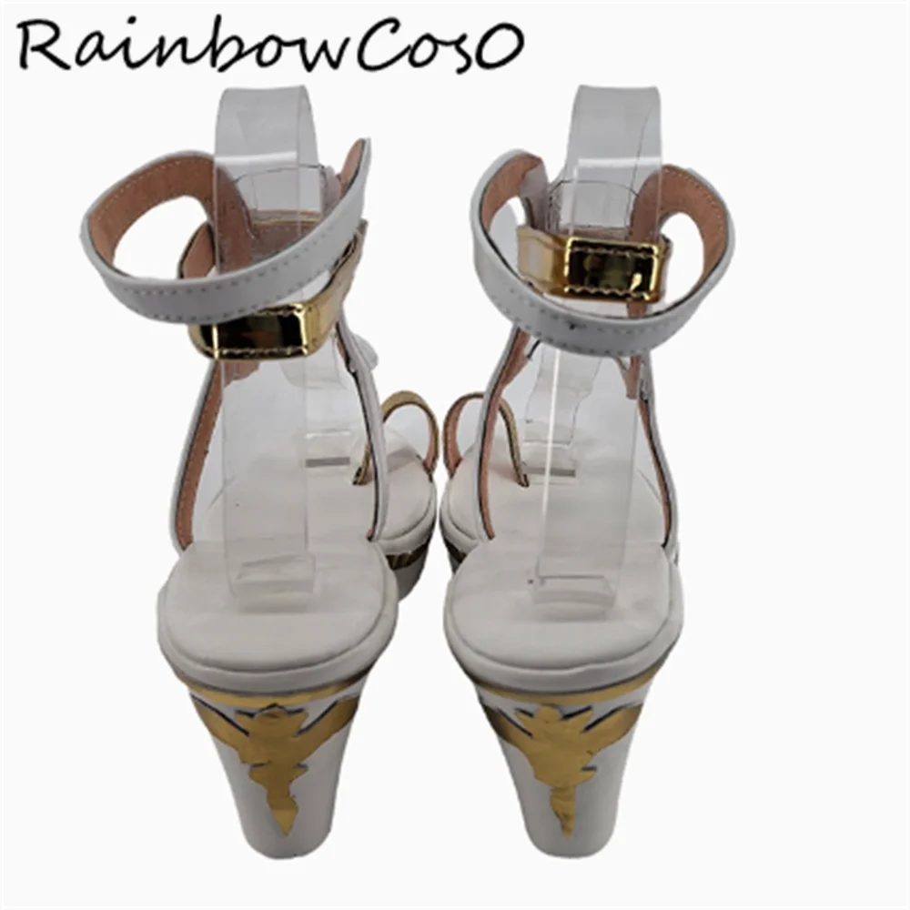 Cartethyia Wuthering Waves Scarpe Cosplay Stivali Gioco Anime Party Halloween RainbowCos0 W4832