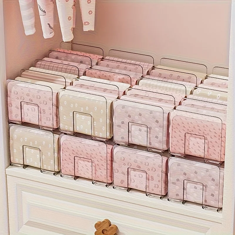 2pcs Wardrobe Storage Organizer Clothes Rack for Sorting And Organizing Small Garments with a Pull-Out Design, Utility Racks