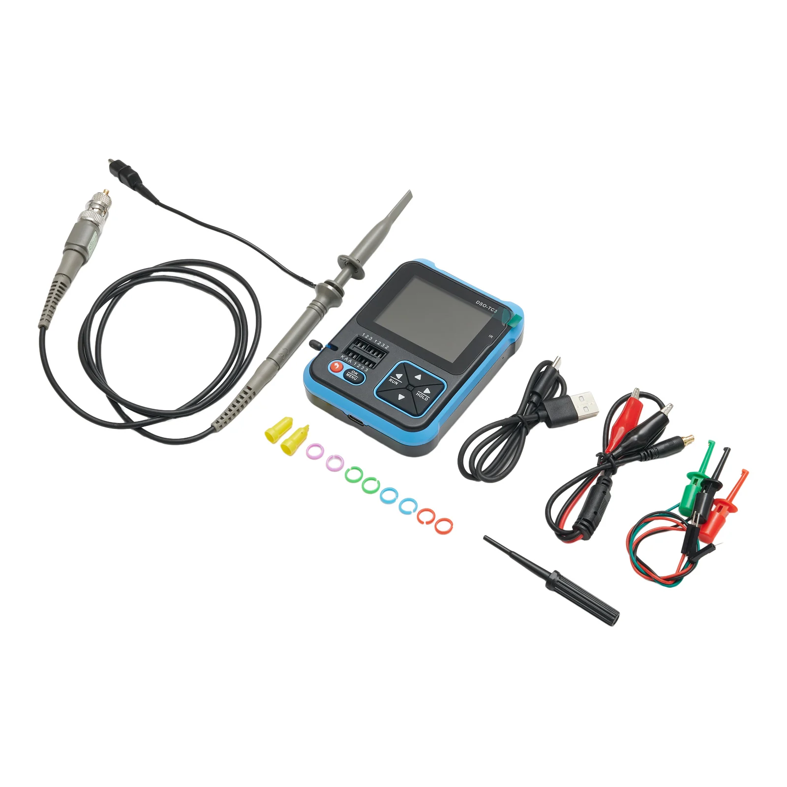 Advanced DSO TC3 Multifunctional Device Combining a Digital Oscilloscope Transistor Tester and Signal Generator