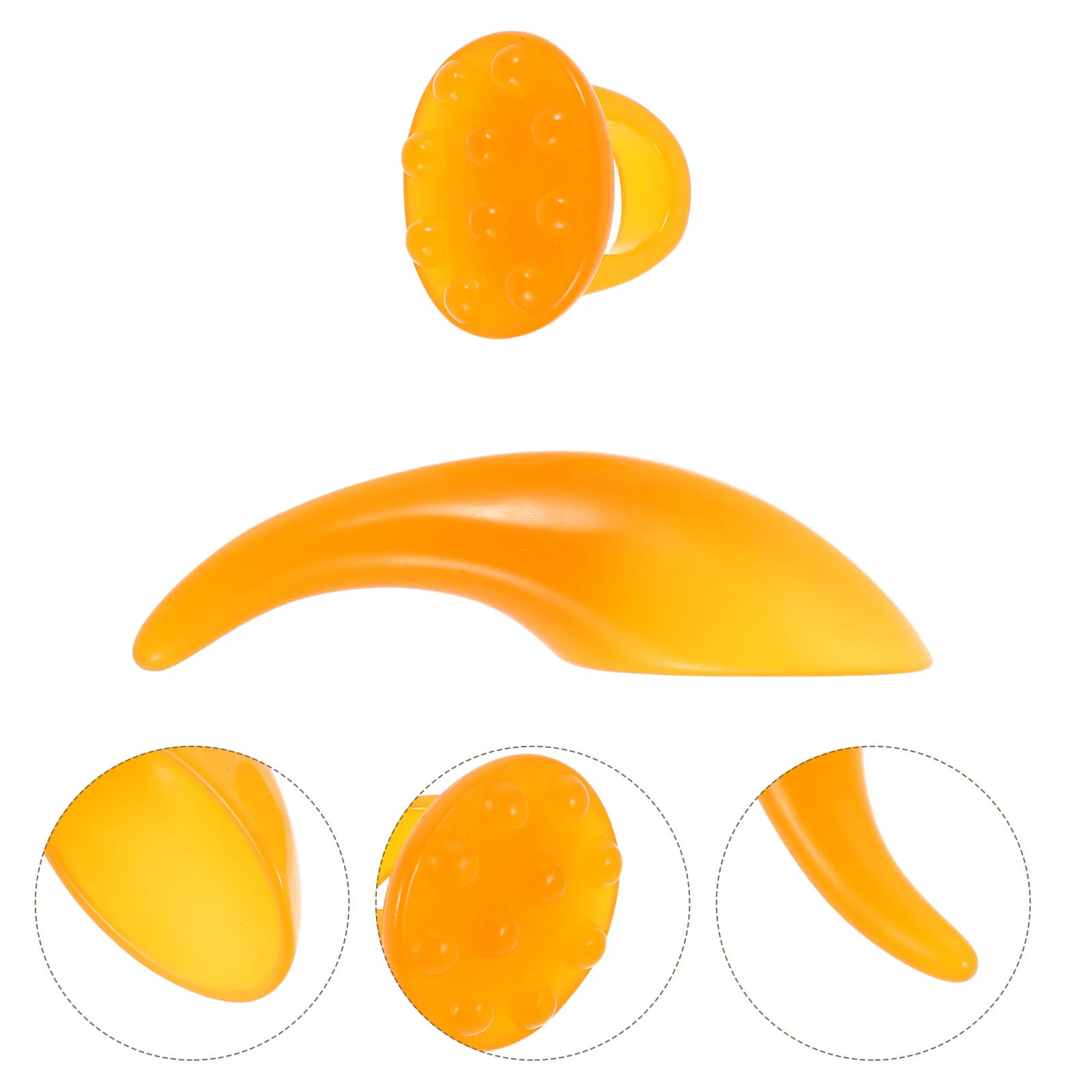 2 stuks Gua Sha Facial Massager Tool Huidverzorging Gezicht Nekmassage Draagbaar Duurzaam Veilig voor de gevoelige huid Gezichtsmassage Tool