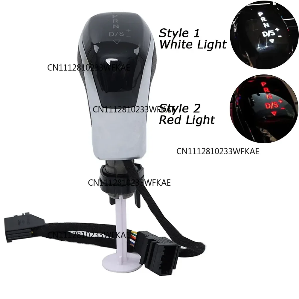 LED Gear Shift Knob Automatic Gearbox Transmission Shifter Electronic Handle with Light for VW Golf MK7 Passat B8 Tiguan Mk2
