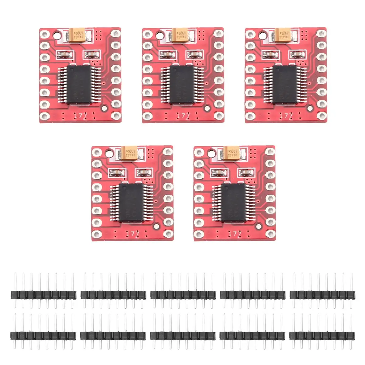 TB6612 Dual Motor Driver TB6612FNG Dual Motor Driver Board 1.5A 2.7-10.8V for Microcontroller L298N