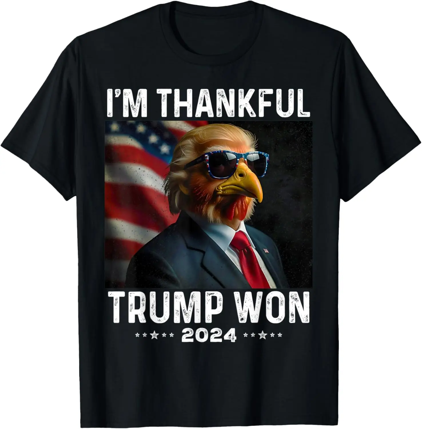 

I'm Thankful Trump Won Thanksgiving Trump Autumn Turkey 2024