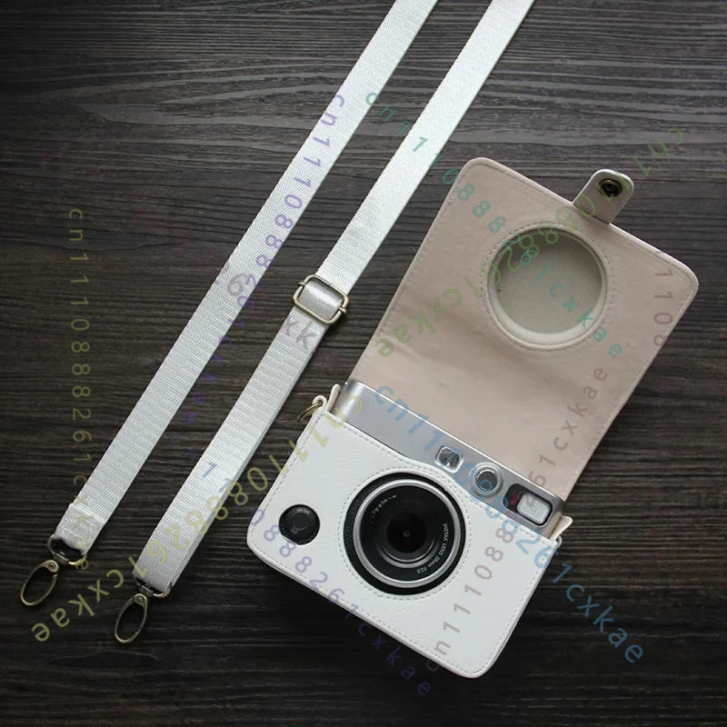 Vintage PU Leather Crossbody Shoulder Protective Case Bag For Fujifilm For Instax Mini EVO Instant Film Camera Accessory view 4