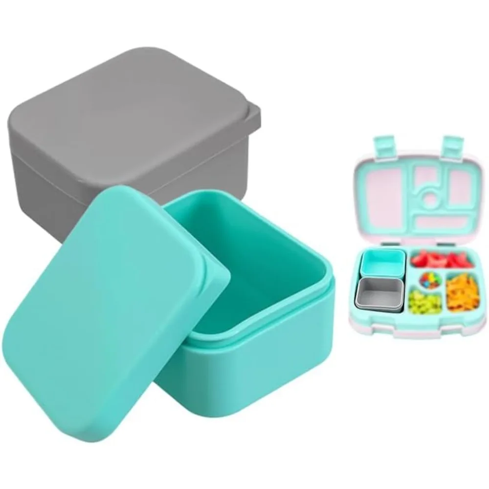 

Silicone insert compatible with box accessories, salad container compatible with children's lunch box insert, leak proof