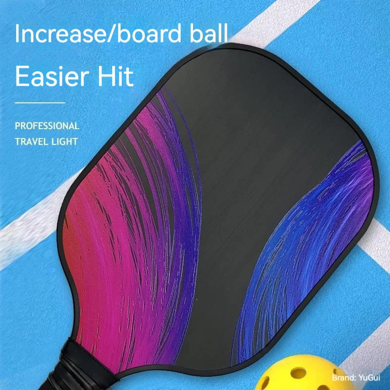 Single Beat Pickleball Paddle Carbon Fiber Hot Press Integrated Molding  High-strength  Ultra Light Material Racket Padelracket