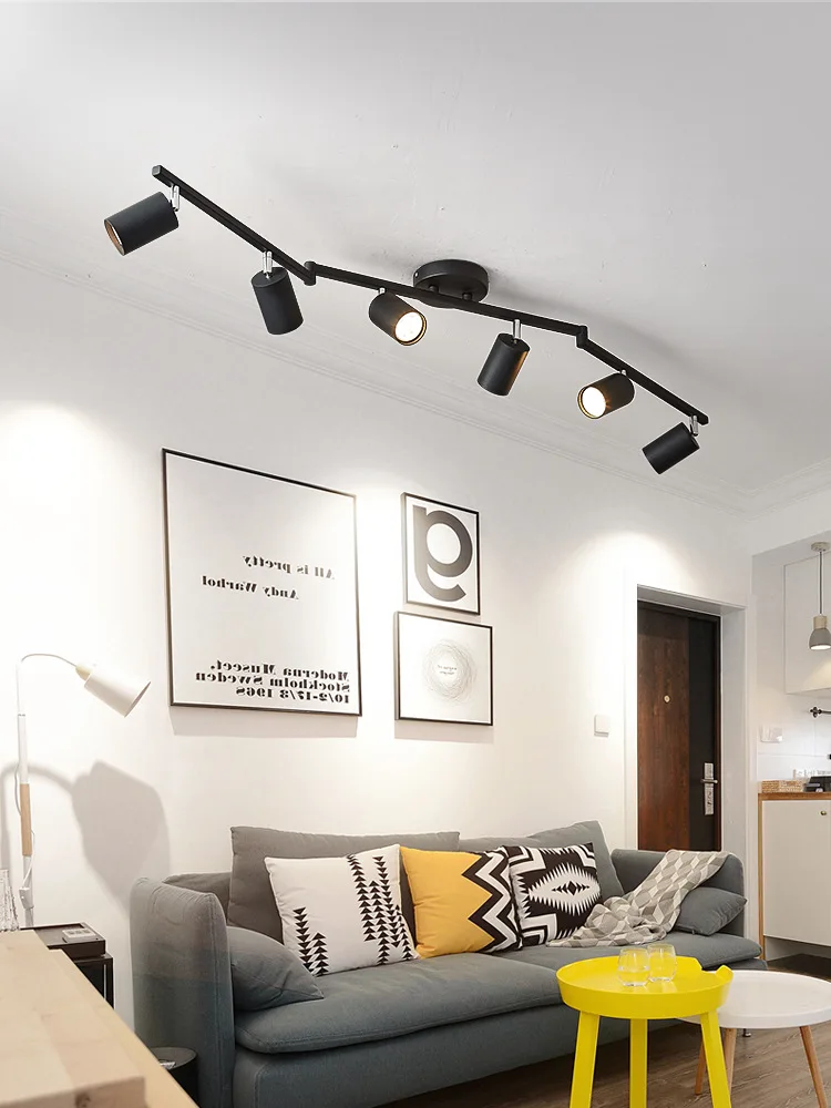 Nordic, lampu sorot, lampu langit-langit, rumah tangga, ruang ganti, lampu downlight, ruang tamu, lampu sorot, toko pakaian