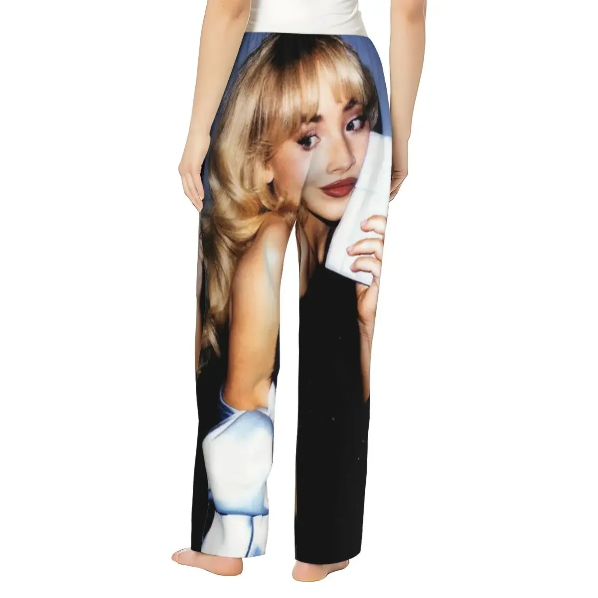 Custom Sabrina Carpenter Eras Tour Women Pajama Pants Lounge Sleep Sleepwear Bottoms with Pockets