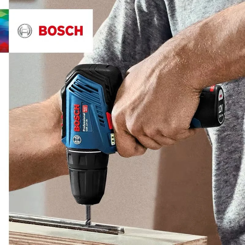 Bosch GSR 12V-30 Electric Drill Professional Heavy Duty Cordless 12V Driver Multifunctional Household Electric Screwdriver