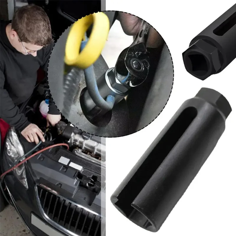 22mm Oxygen Sensor Socket Removal Wrench Tool Forged Chrome Vanadium Alloy Steel Durable Auto Repair Tools