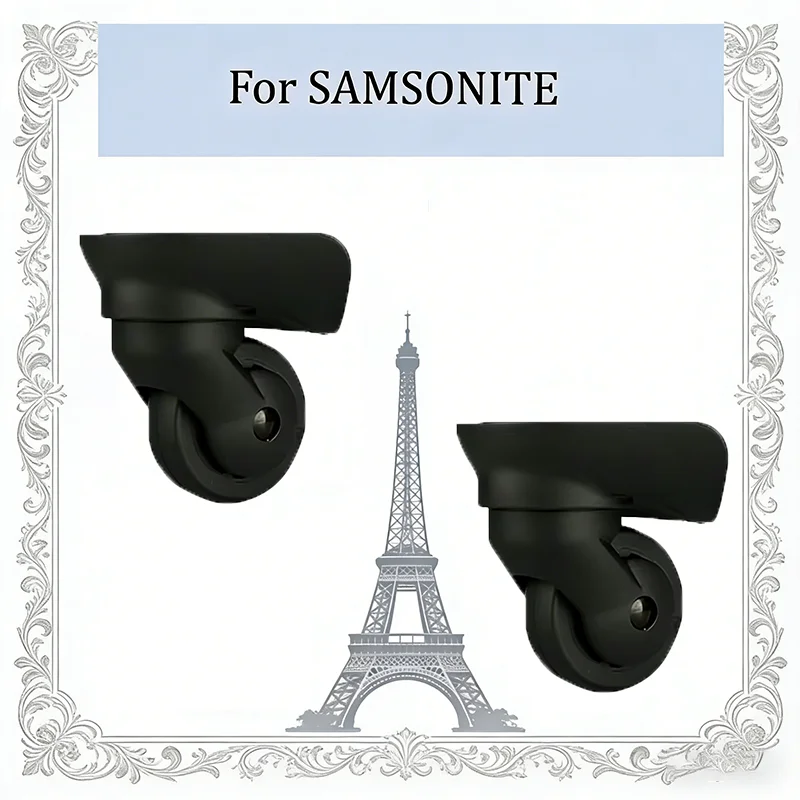 Convient pour Samsonite valise roue remplacement boîtier de chariot poulie valise roulettes Durable mot de passe boîte roue pièces de réparation