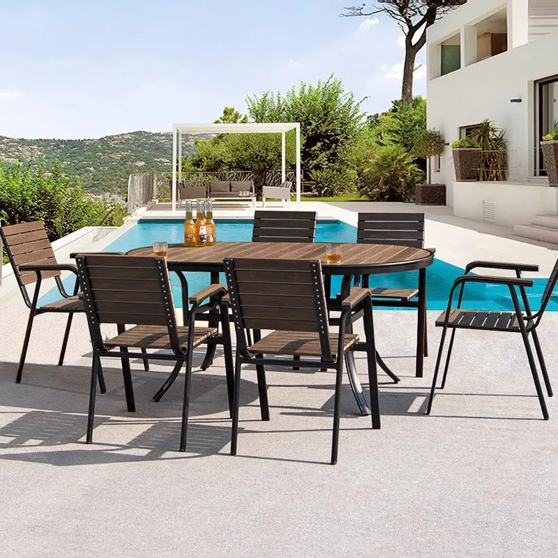 

Small-sized furniture, lWaterproof 3-Piece Outdoor Table & Chair Set, Sun-Resistant Garden Patio Furniture for Courtyard Balcony