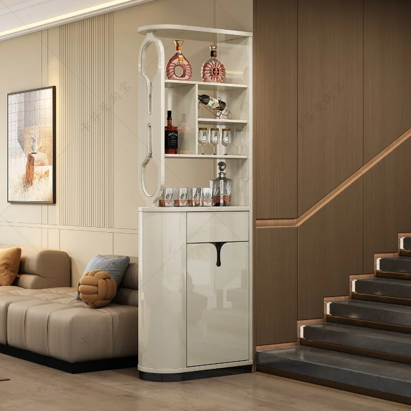 

Винный шкаф для гостиной, перегородка-ширма, креативный винный шкаф, кремовый, популярная мебель для бара, барный шкаф XY50JG
