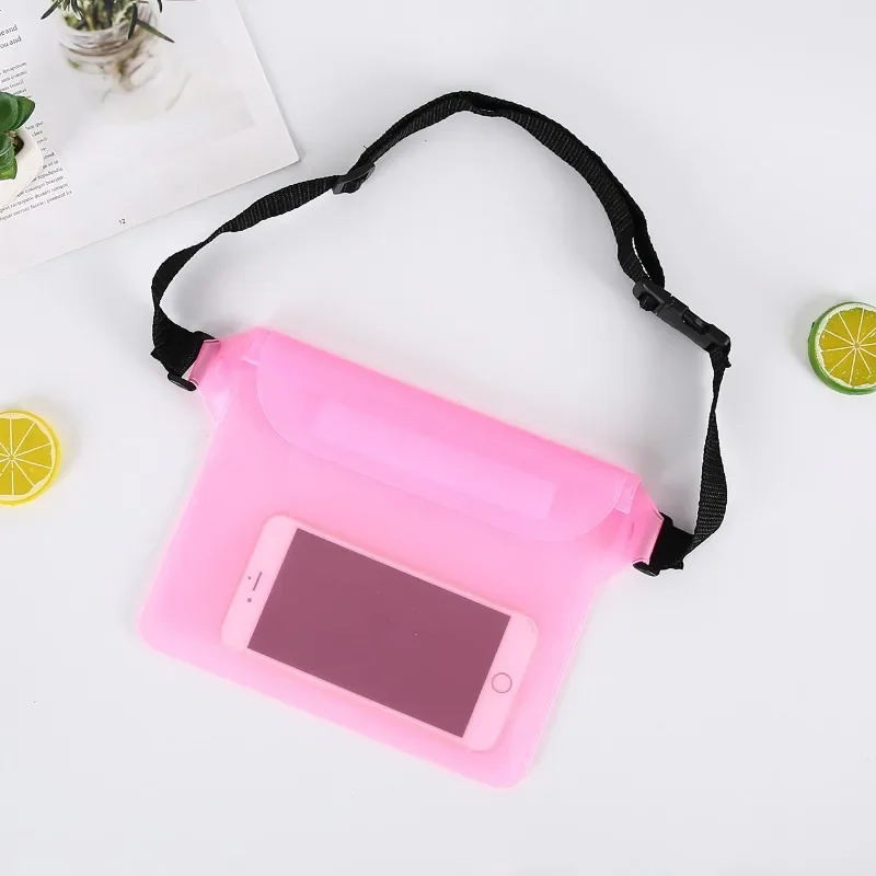 

New Swimming Waterproof Waist Bag,PVC Triple Sealed Beach Phone Case Outdoor Water Parties Watersports Drifting Diving Dry Bag