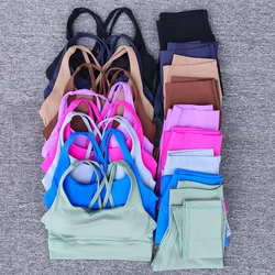Yoga Set Women's Sports Bra and Leggings Jogging 2-piece set yoga Sports Women Gym Set Clothes Sportwear Woman Clothes