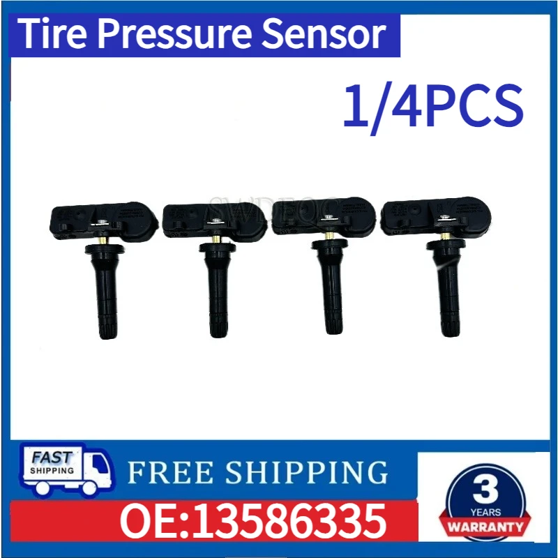 

Датчик TPMS (1/4 шт.) для Cadillac Escalade 2012, Chevrolet Cobalt 2009, 2008, Express Series, Impala, Malibu, GMC Yukon, все модели, 13586335