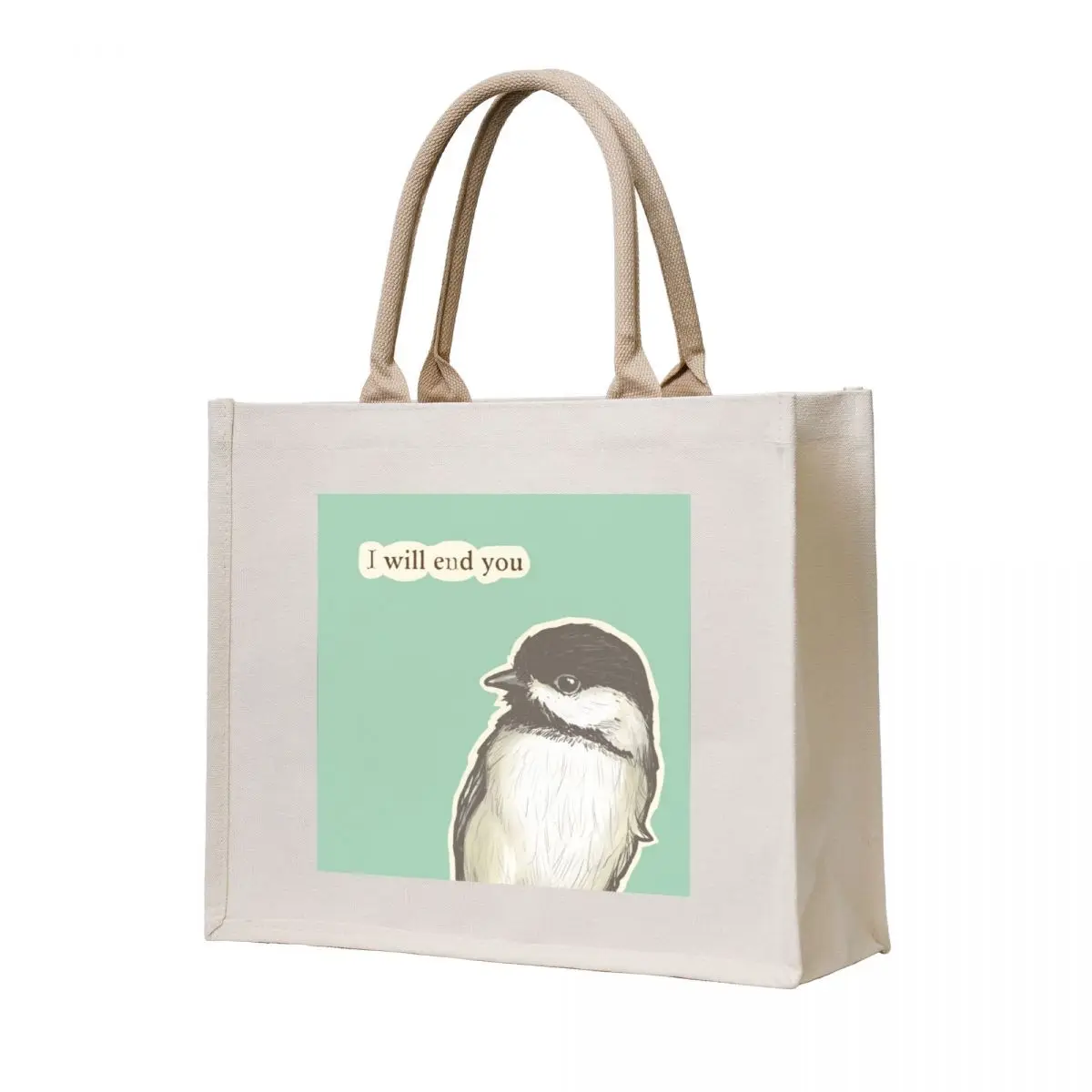 

End You Chickadee Tote Bag canvas bags personalized tote bag reusable shopping bags
