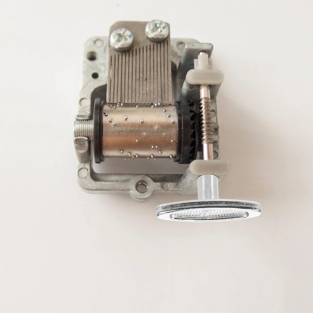 

8pcs Clockwork Movement Accessories Replacement Key Winding Handle Kit for Handmade Craft Projects Iron Hardware Music Box