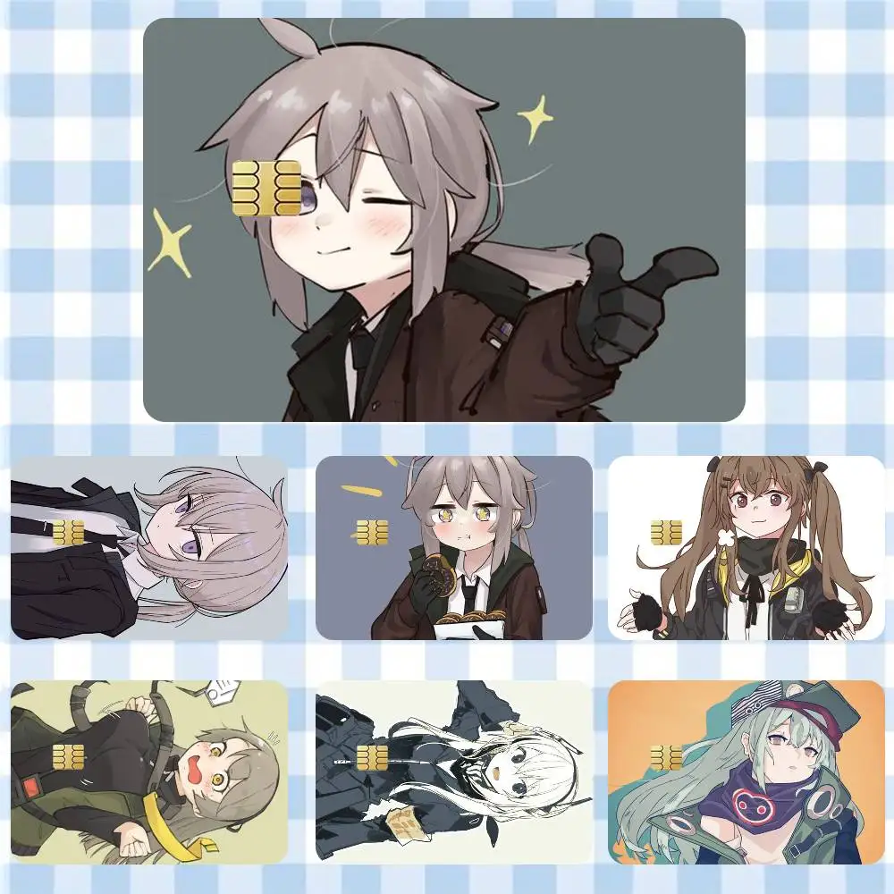 

Game G-Girls Frontline Sticker Film Tape Skin for Credit Card Debit Card Waterproof Stickers Cartoon