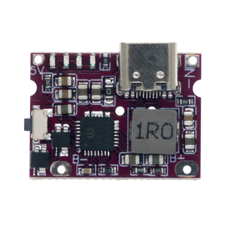 Tip-c USB 5V 3.1A Boost dönüştürücü Step-Up güç modülü IP5310 mobil güç banka aksesuarları ile anahtarı LED göstergesi