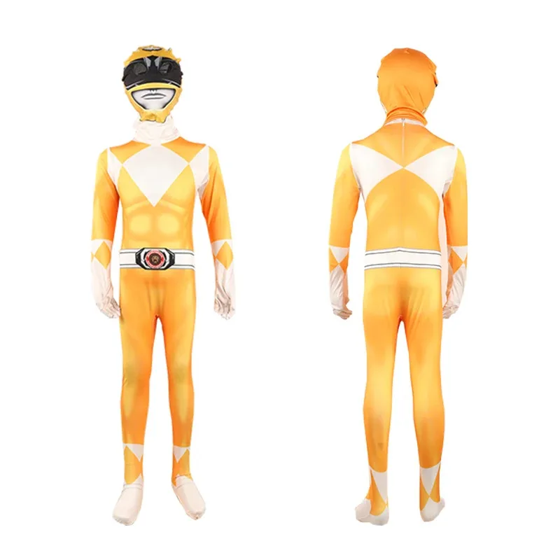 Kids Adult Power Samurai Sentai Shinkenger Rangers Superhero Costume Cosplay  Birthday Party Zentai Suit Jumpsuit mask