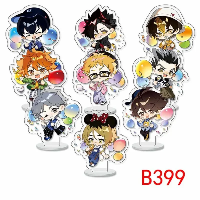 Anime Haikyuu!! Cosplay Acrylic Cute Small Standing Sign Student Cartoon Backpack Decoration Birthday Xmas Gift Game Mascot