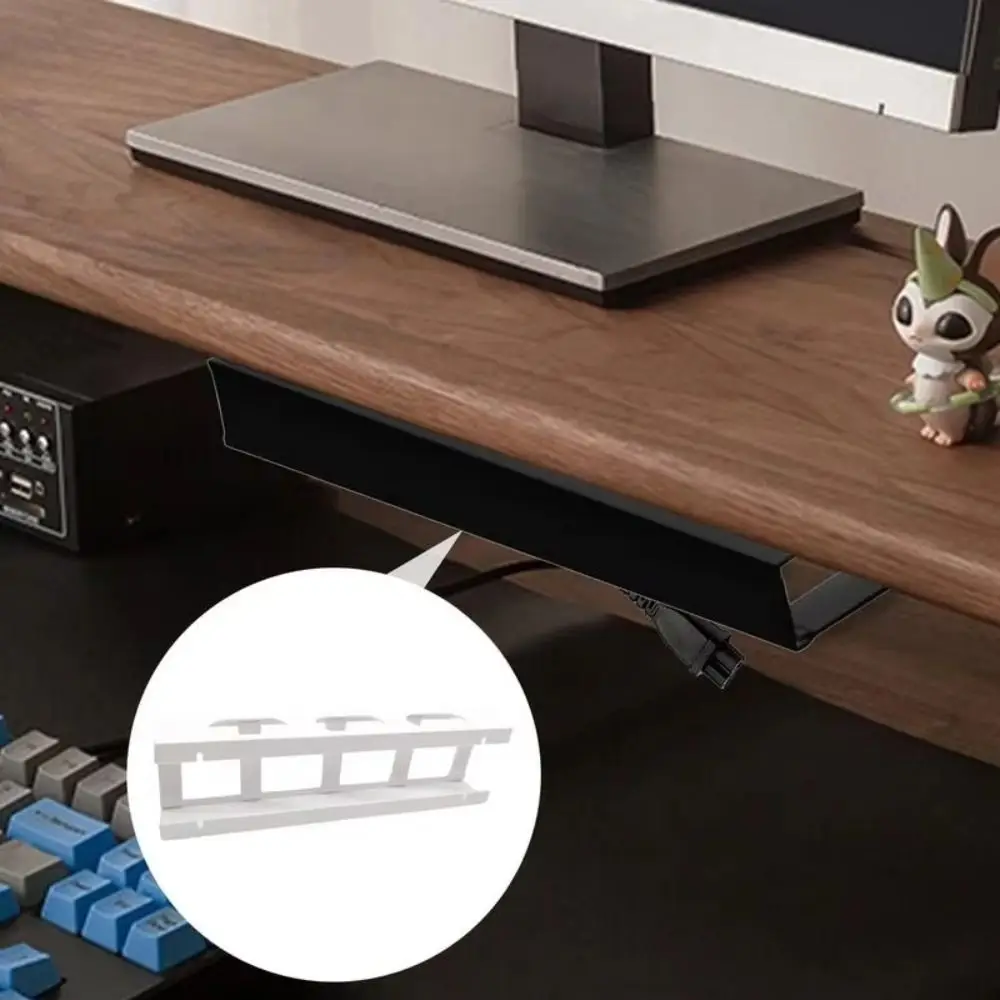 Plastic Wire Organizer Cord Management Efficient Desk Cable Management Workspaces Accessories Horizontal Cord Organizer Cables