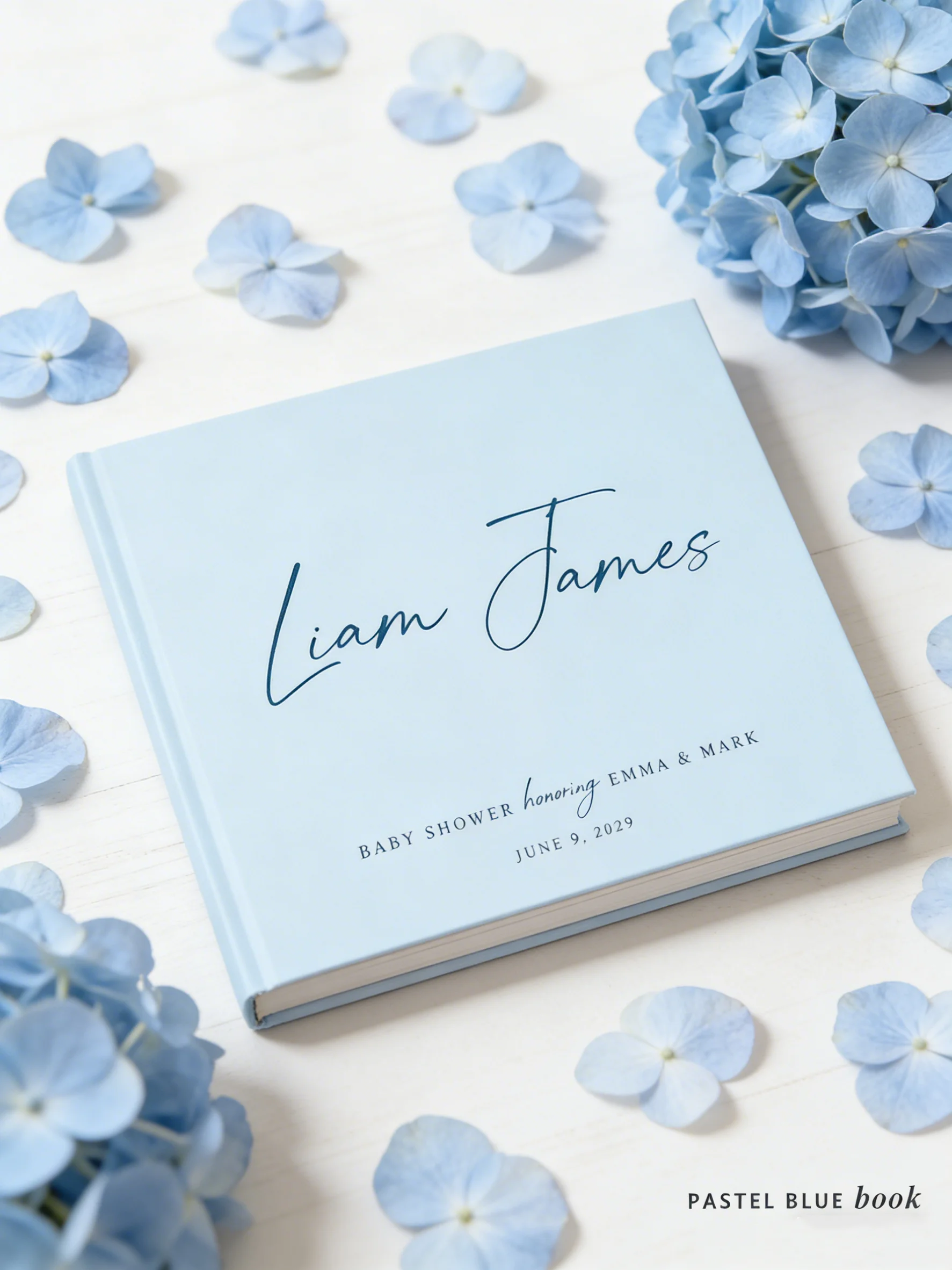 

Персонализированная книга для гостей на бэби-шауэр в пастельно-розовом и розово-золотом цветах, скрапбук с возможностью индивидуальной подписи и выбором различных цветов