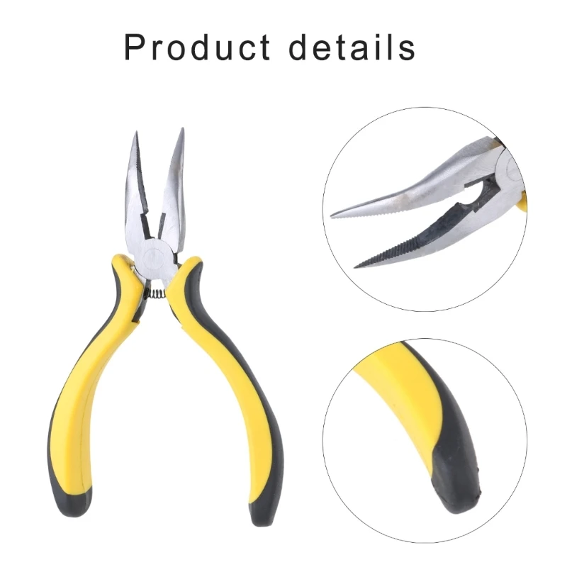 X37E Heavy Duty Chicken Bone Feet Deboning Pliers Curved Nose Spring Loaded Nonslip Grip Kitchen Gadget for Easy Bone Removal