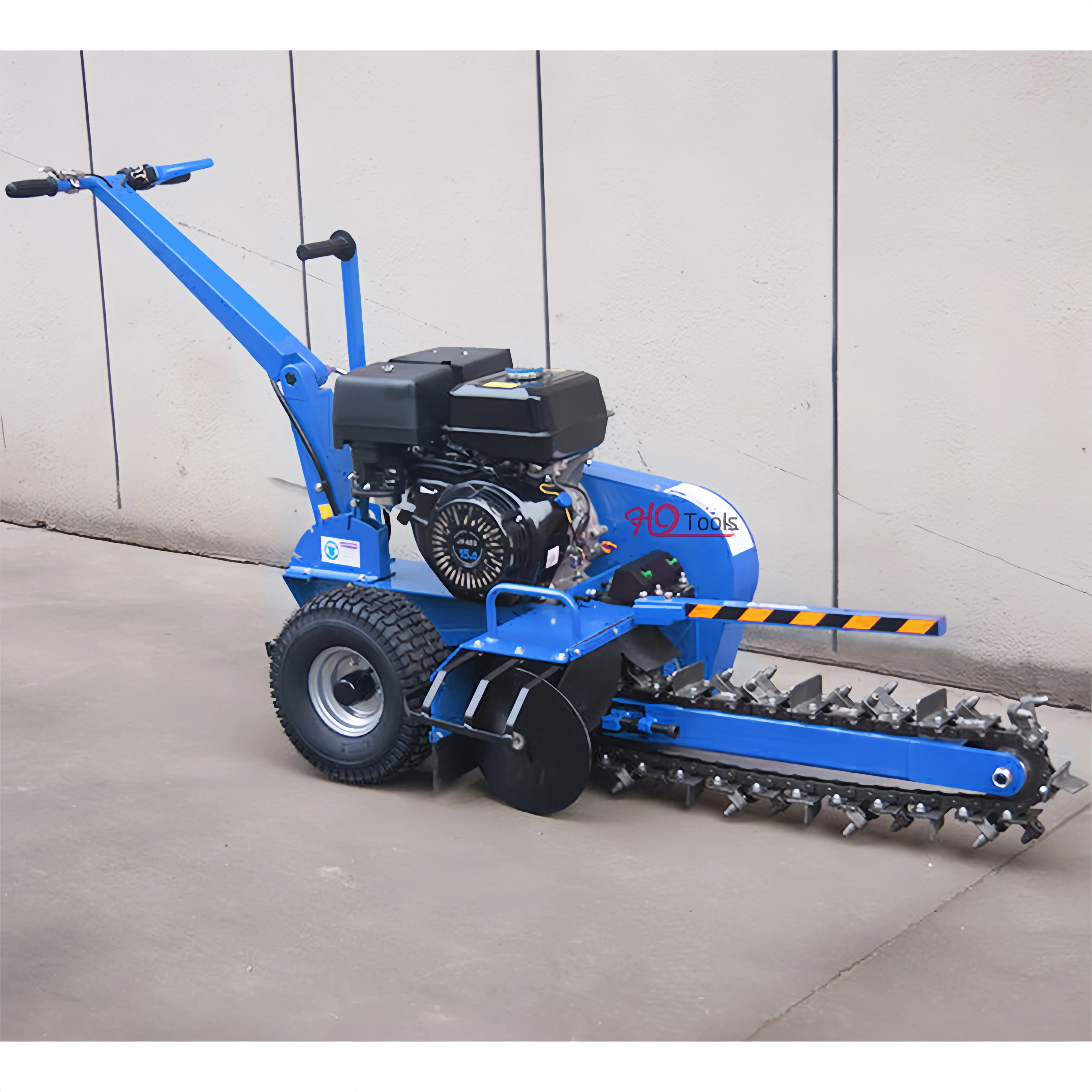 15HP Petrol Engine Trencher Machine Chainsaw Mini Trencher High Quality Mini Skid Steer Trencher