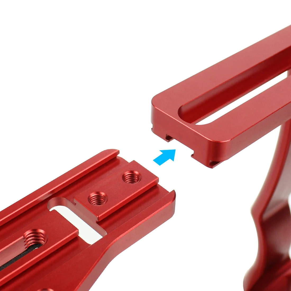 Einstellbare Dual Griff Tablett Stabilisator Halterung für GoPro Canon Sony Fuji SLR Kamera Unterwasser Tauchen Gehäuse Halter Licht Stehen – Detail 13