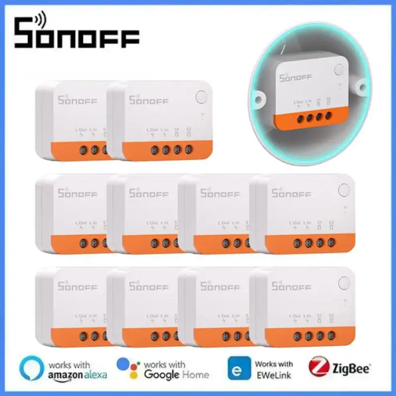 SONOFF ZBMINI L2 Extreme ZigBee saklar pintar, tidak diperlukan kawat netral DIY sakelar kontrol 2 arah bekerja dengan ZBBridge mendukung Alexa