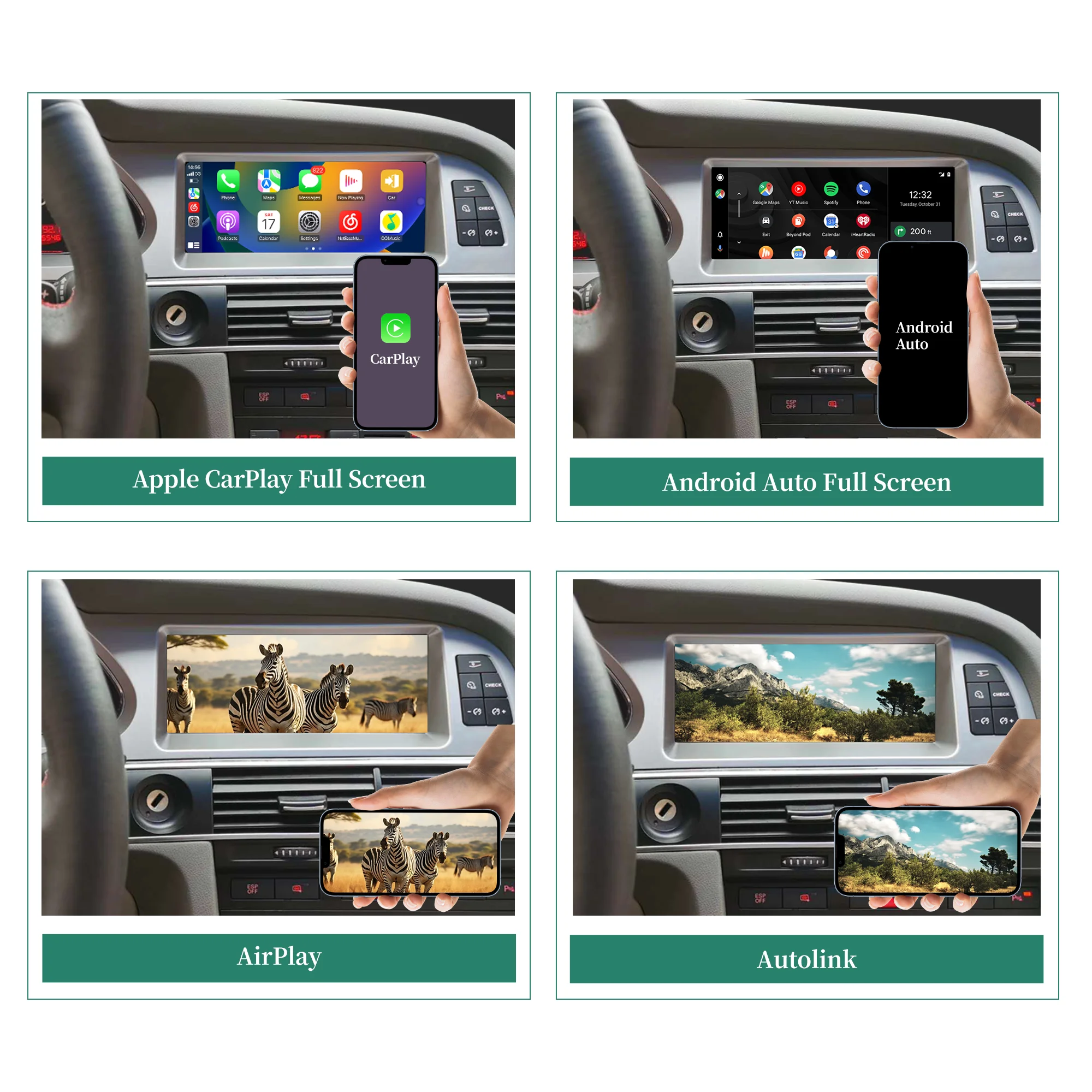 

Android 13 8 + 128GB CarPlay for Audi A6 C6 4f 2005-2009 MMI 2g 3G GPS car multimedia player navigation Auto Radio stereo DSP WiFi