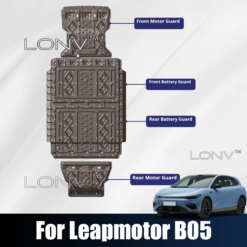 Für Leapmotor B05 2026 2027 Auto-Aluminium-Motorschutz, Unterbodenschutz, Batterieschutzplatten, Auto-Zubehör