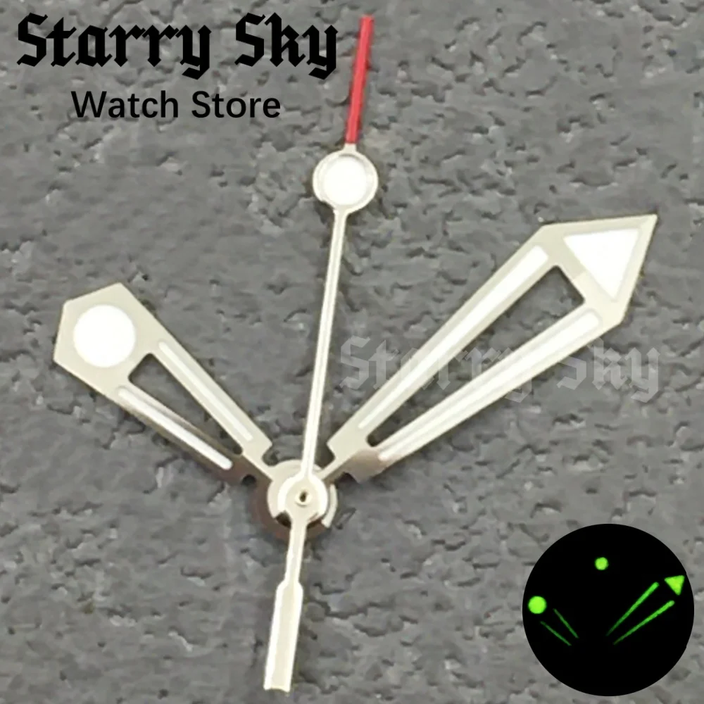 Starry Sky Black/Blue/Silver/Gold/Rose Gold/Orange Hollow Watch Hands With Luminous Fit For VH31/NH35/PT5000 Movement Watch Part