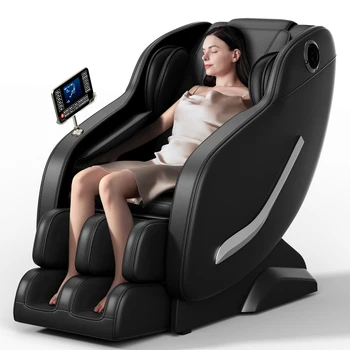 Image Full Body Massage Chair, Shiatsu Deep Tissue Massage Chair, 6 Auto Program, Zero Gravity& Heating& Air Compression& Foot Massage