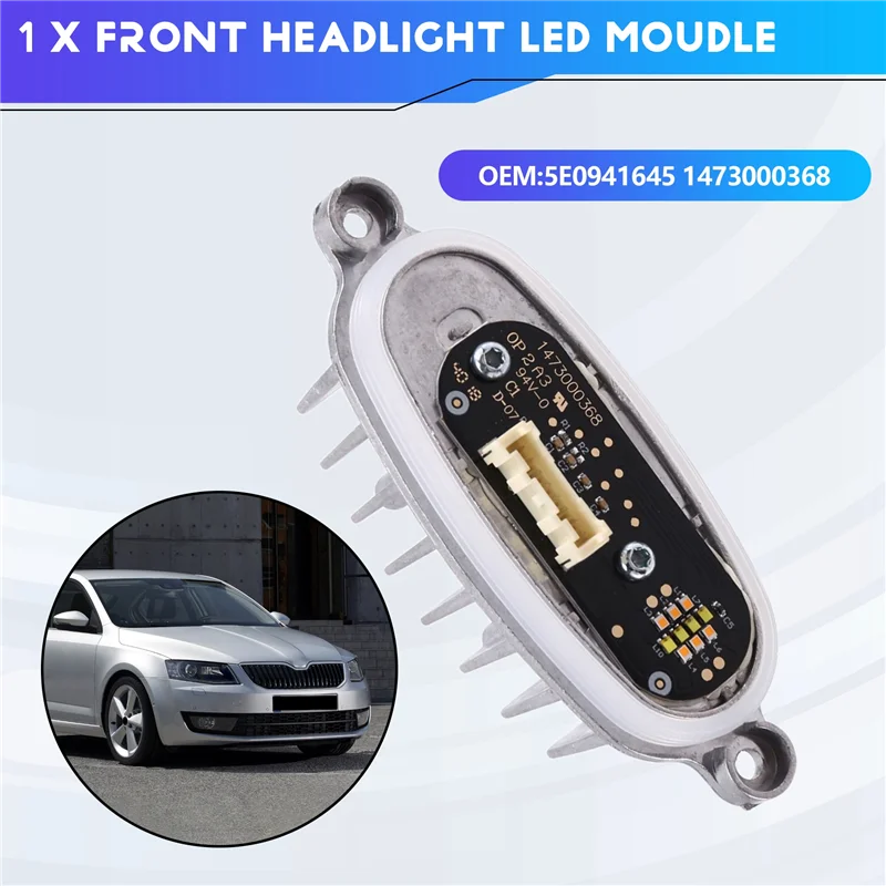 Frontscheinwerfer-LED-Modul für Skoda Octavia 3 2012–2019, Tagfahrlichtquelle, Teilenummer 5E0941645, 1473000368