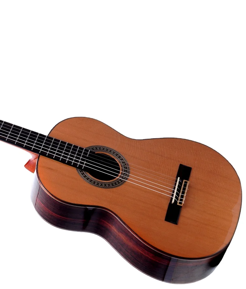 

Famous Guitar Lady same model Geake K-400 High quality Professional handmade 4/4 size solid cedar classical guitar