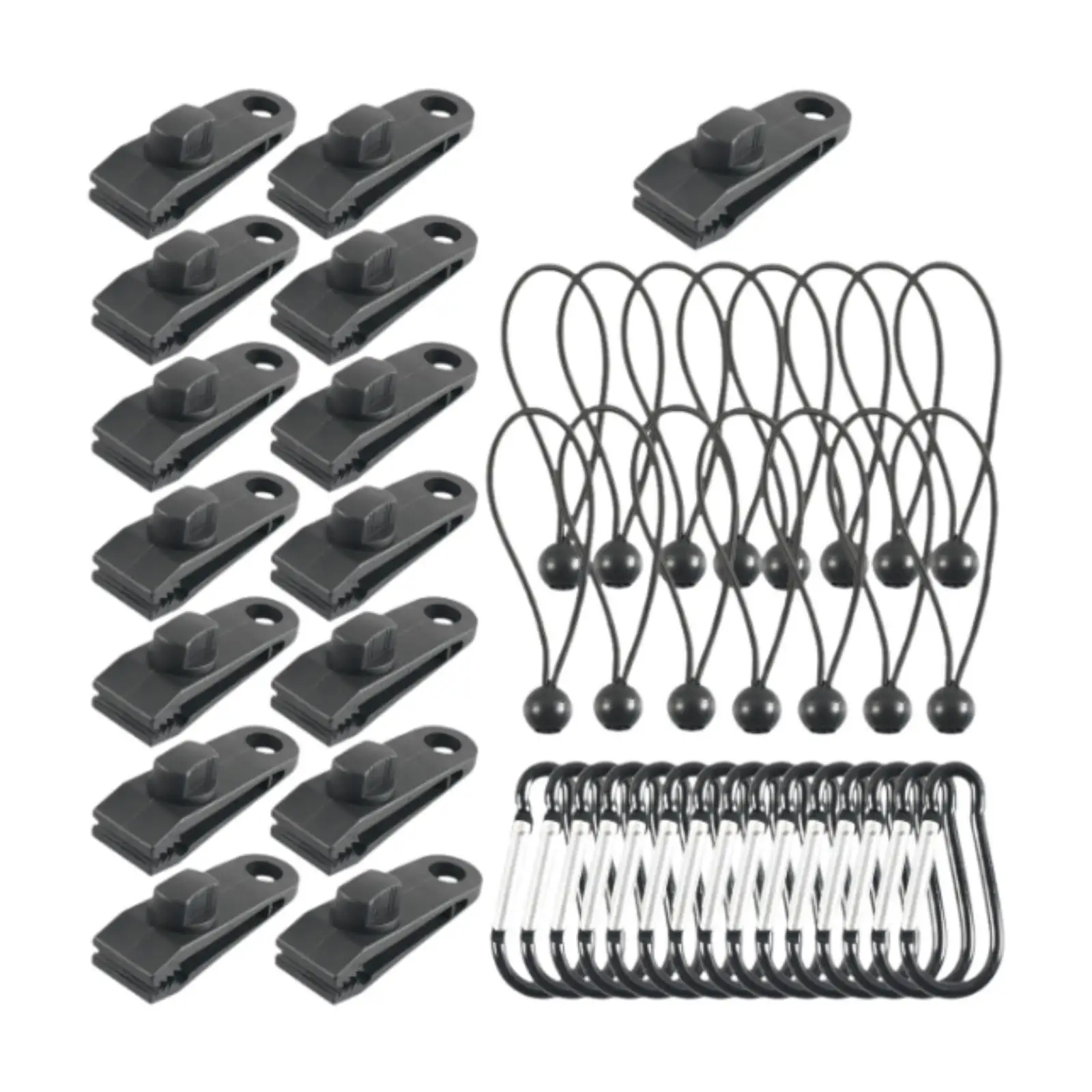 45Pcs Tarp Clips Tarp Clamps for Camping Trips Waterproof Cloths Pool Cover